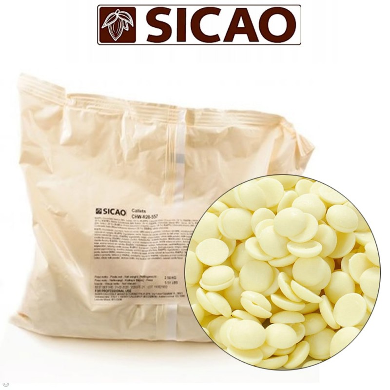 Шоколад Sicao Белый 25,5% 2,5кг